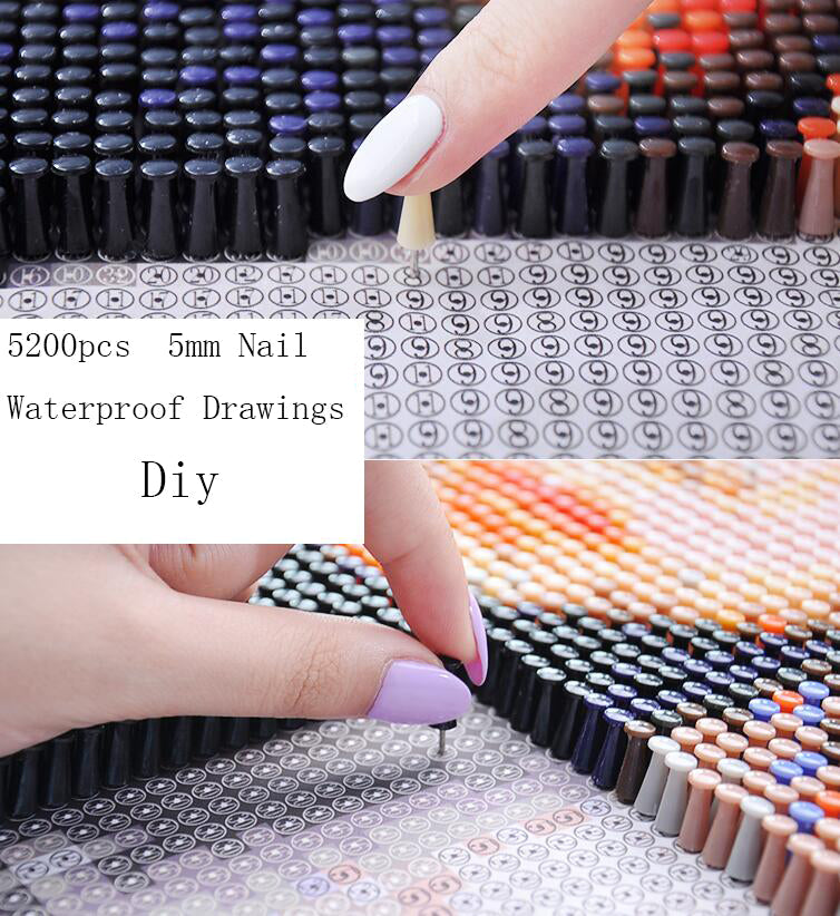 Pushpin Painting Kit: Personalized 3D Mosaic Wall Art