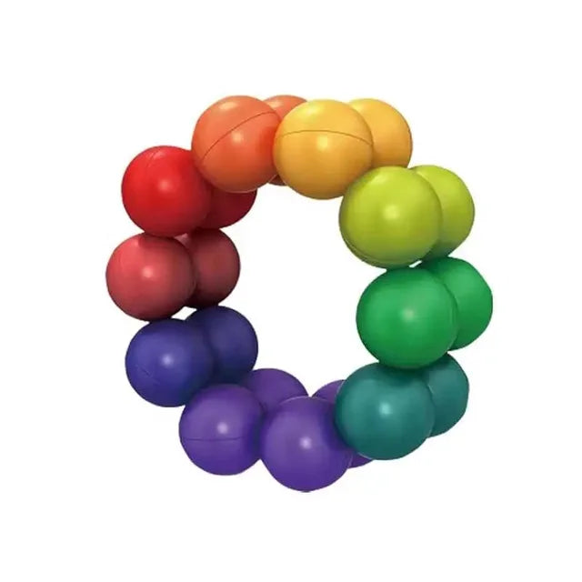 3D Puzzle Bead Ball for Screen-Free Creative Kids' Play