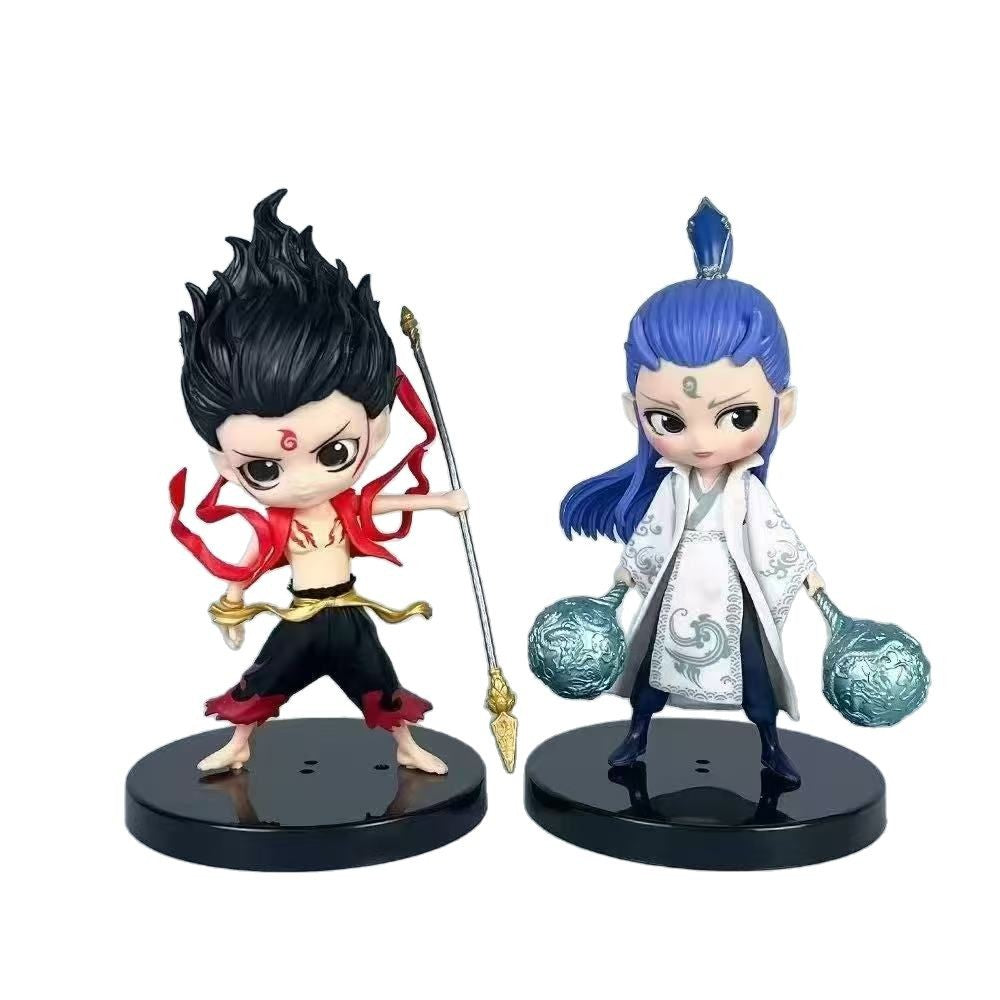 Nezha Ao Bing Figure Set for Eye-Catching Anime Decor