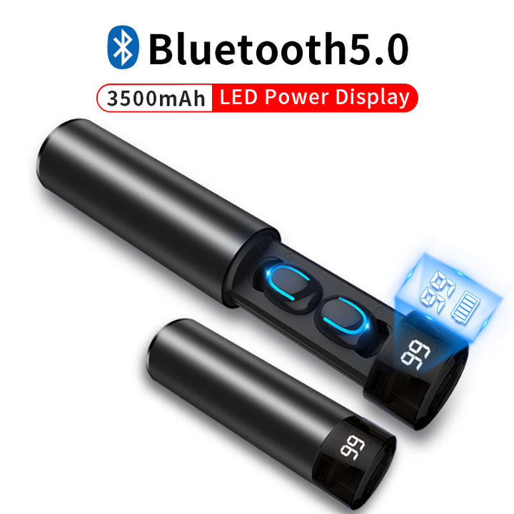 Wireless Earbuds with LED Battery Display, IPX5 Rated