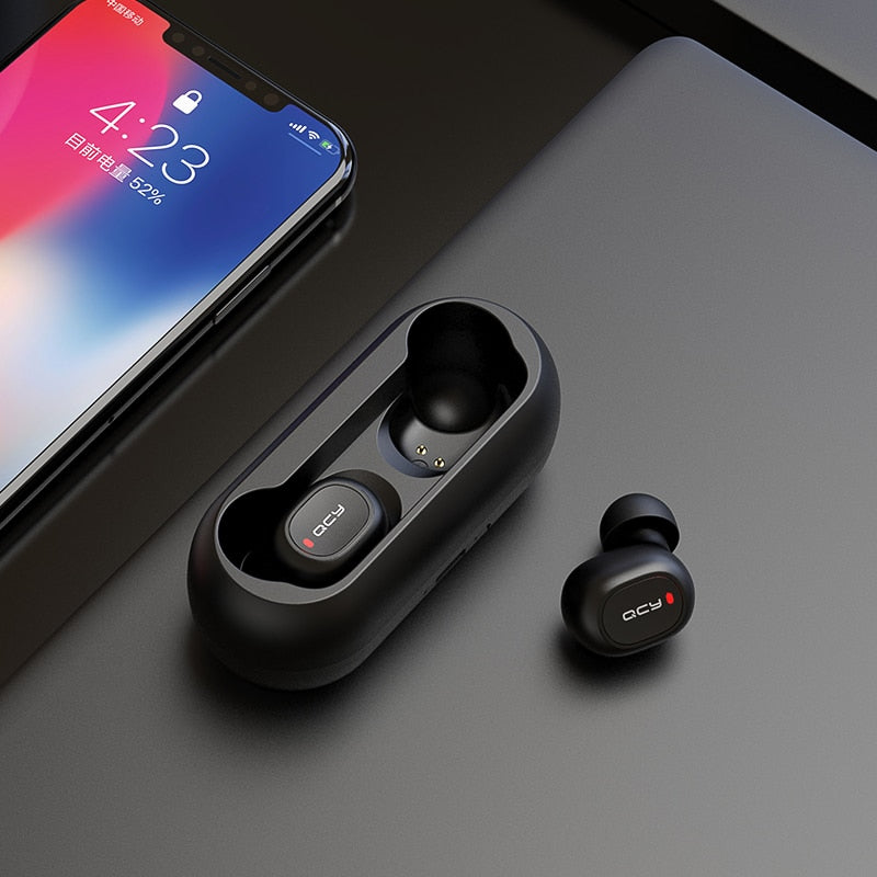 Wireless Earbuds with 3D Stereo Sound and Dual Mic
