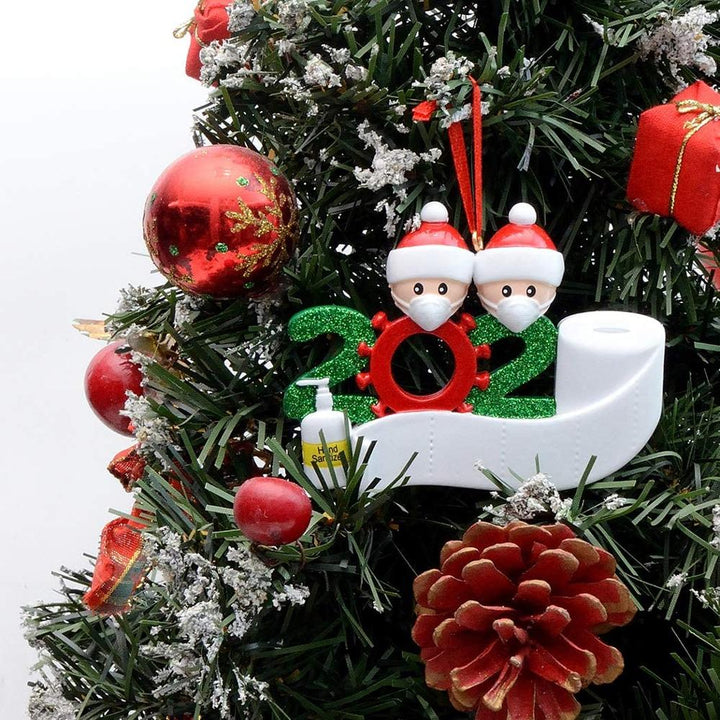Personalized Quarantine Christmas Ornament Keepsake
