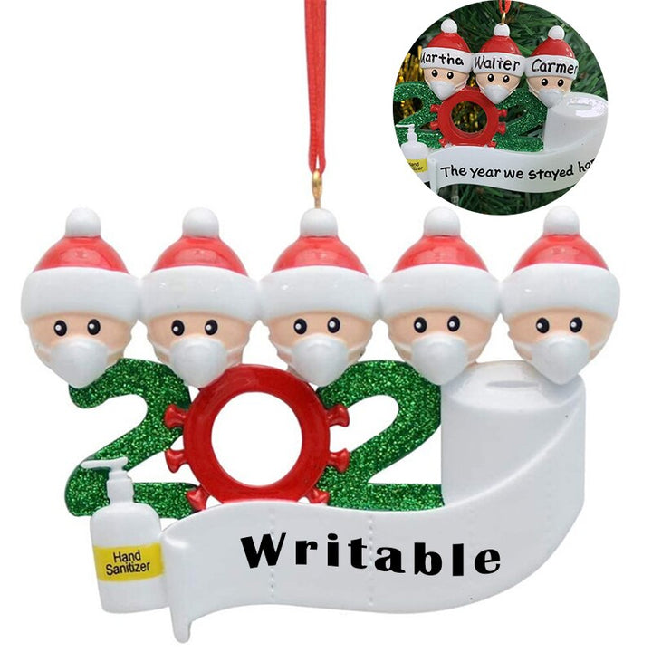 Personalized Quarantine Christmas Ornament Keepsake