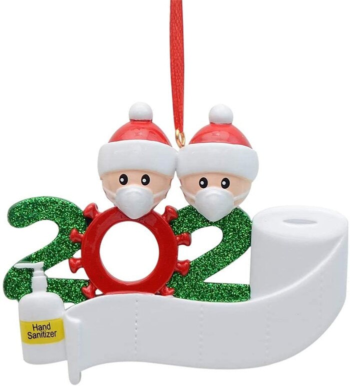 Personalized Quarantine Christmas Ornament Keepsake