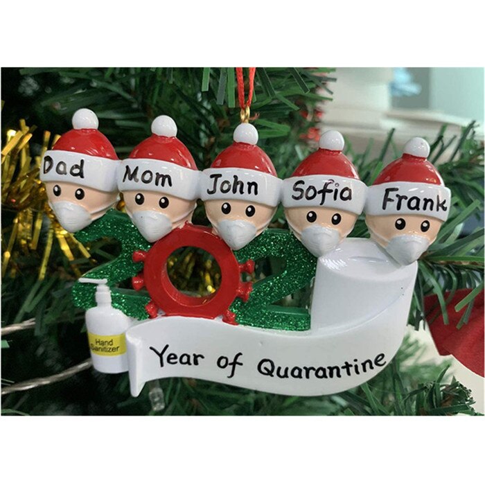 Personalized Quarantine Christmas Ornament Keepsake