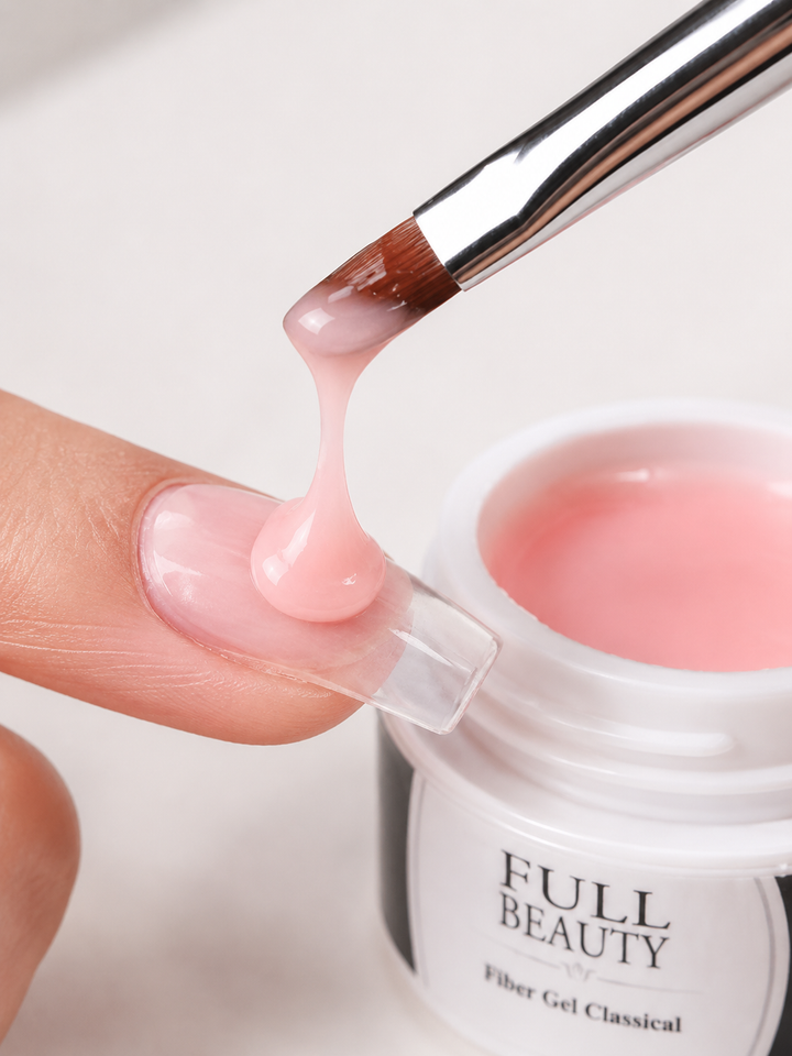 Quick Build Fiber Gel for Nail Extensions & Repair — 15ml