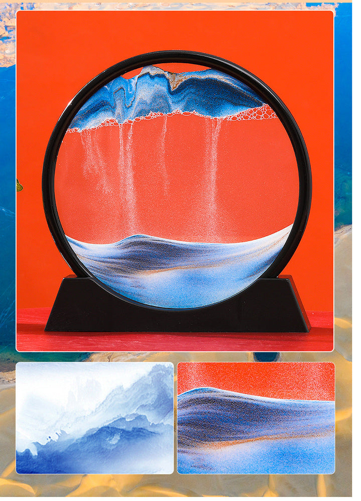 3D Sand Painting Decor for Calm Moving Landscapes