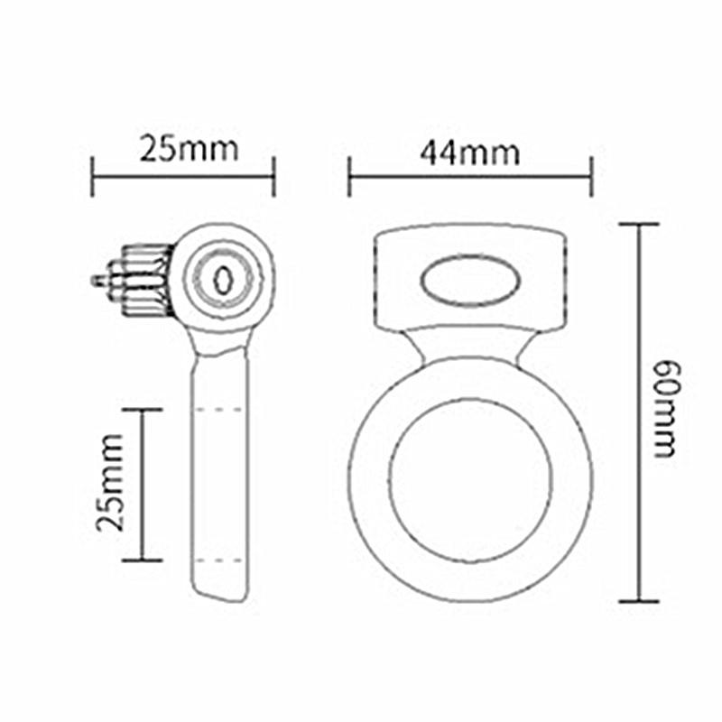 Vibrating Cock Ring for External Clitoral Stimulation