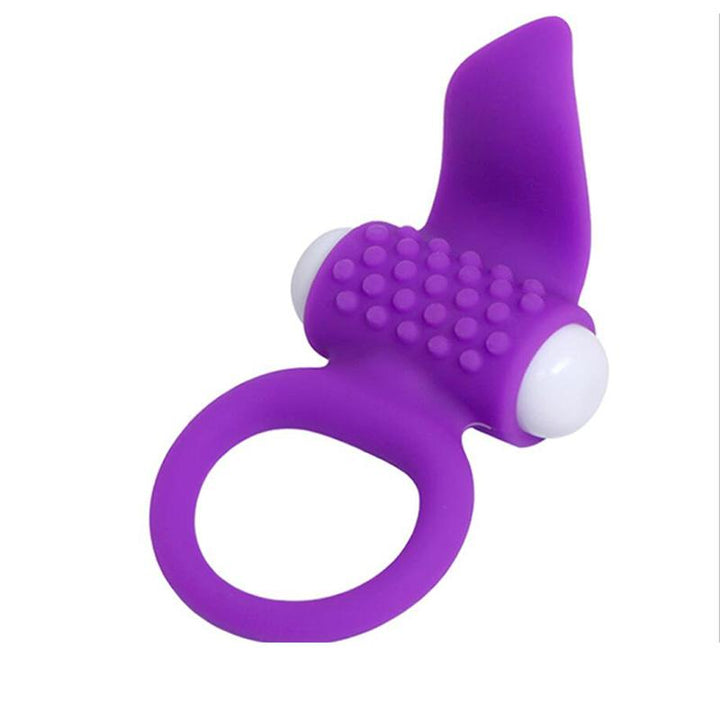 Dual Vibrating Cock Ring with Textured Stimulation