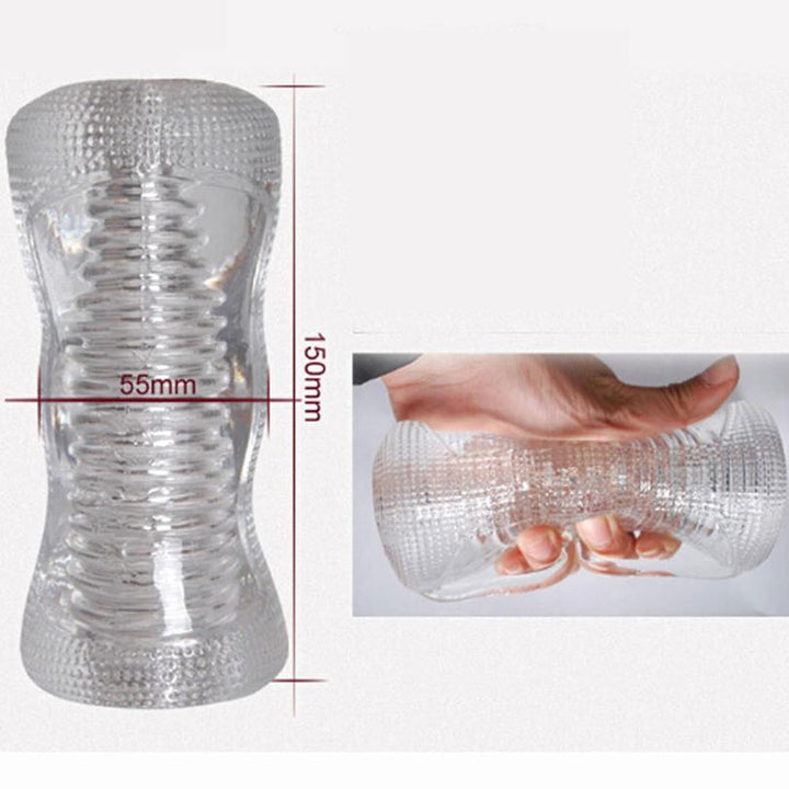 Textured Male Stroker Cup for Private Solo Pleasure