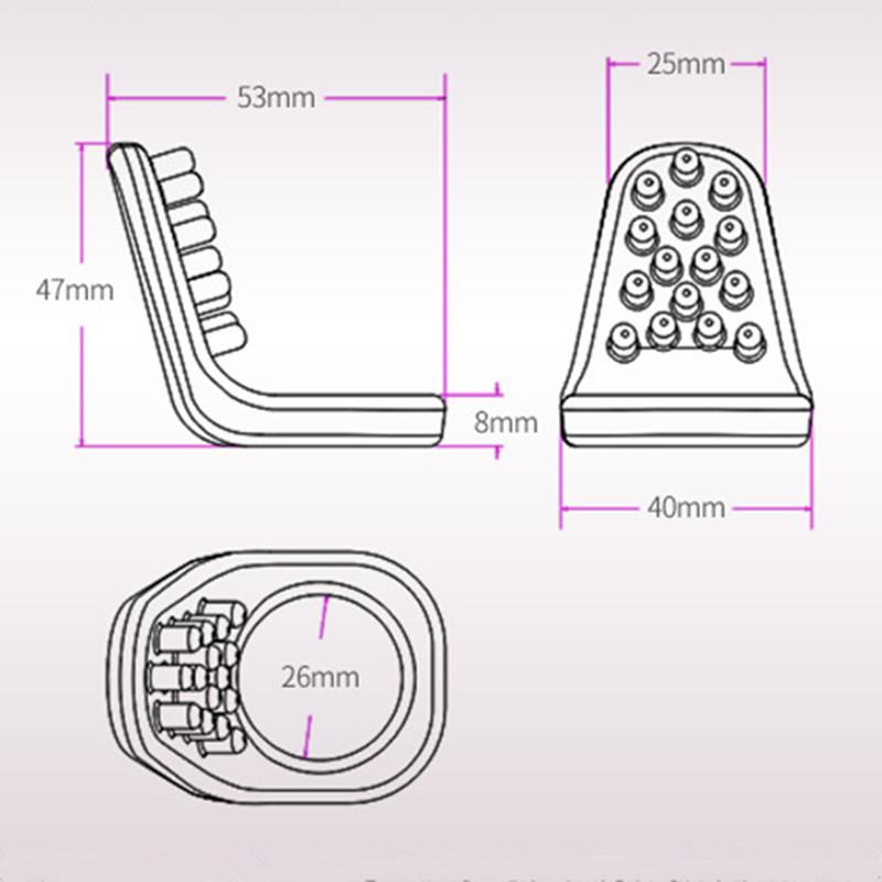 Couples Penis Ring for Shared Textured Stimulation