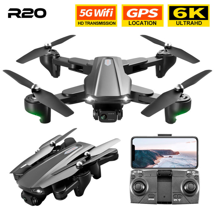 Foldable GPS Drone with 6K Dual Camera and Auto Return