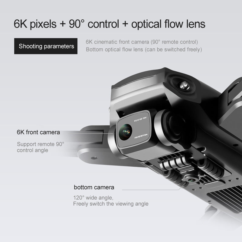 Foldable GPS Drone with 6K Dual Camera and Auto Return
