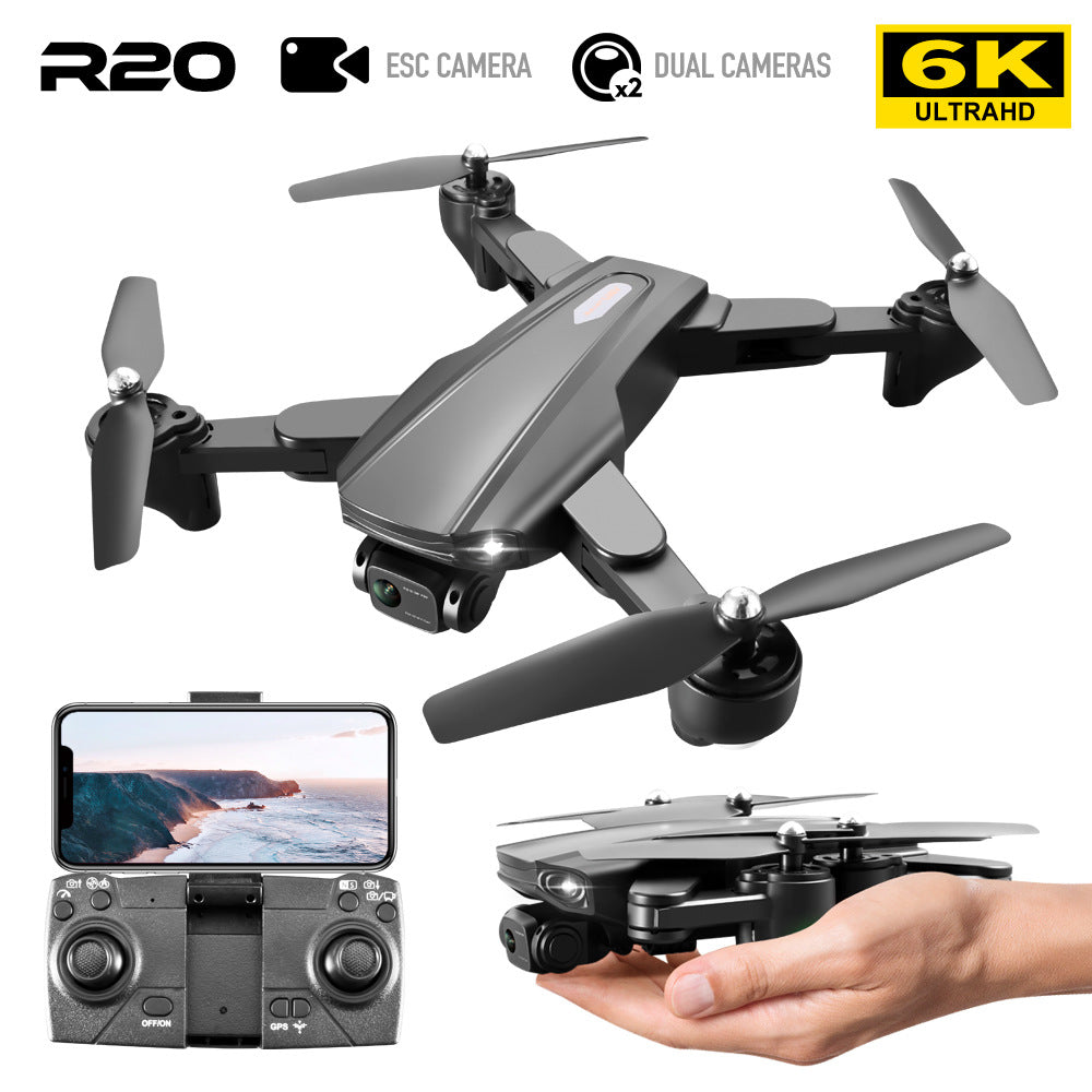 Foldable GPS Drone with 6K Dual Camera and Auto Return