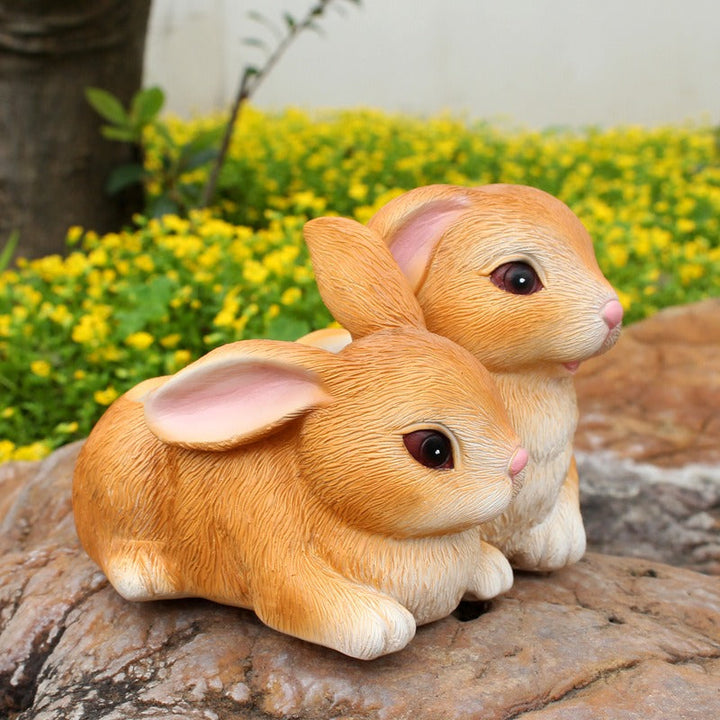Rabbit Flowerpot Decor for Whimsical Garden Displays