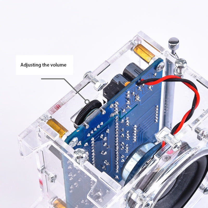 DIY TEA5767 Digital FM Radio Kit with Red LED Display