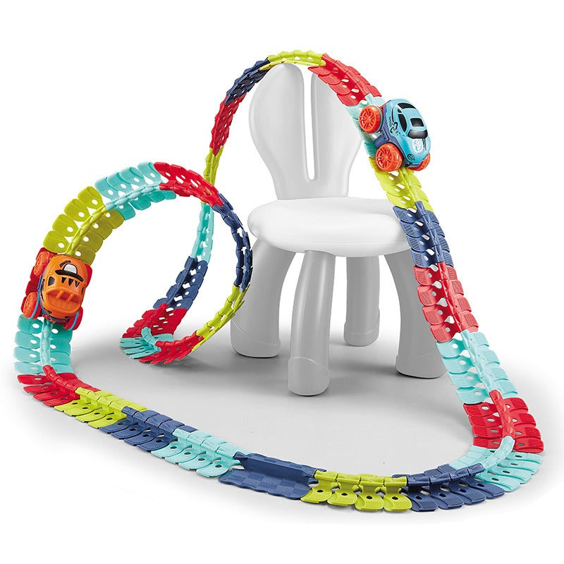 Flexible Track Toy Car Set for Creative STEM Playtime