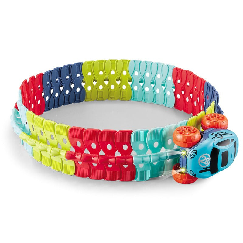 Flexible Track Toy Car Set for Creative STEM Playtime
