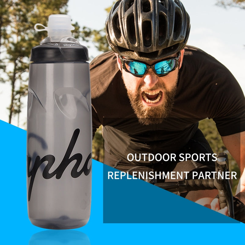 Leak-Proof Cycling Water Bottle, 620ml Lockable Lid