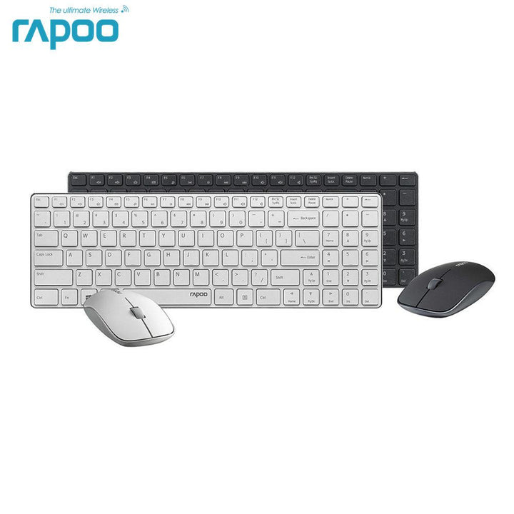 Wireless Keyboard and Mouse Combo, Ultra-Thin Metal