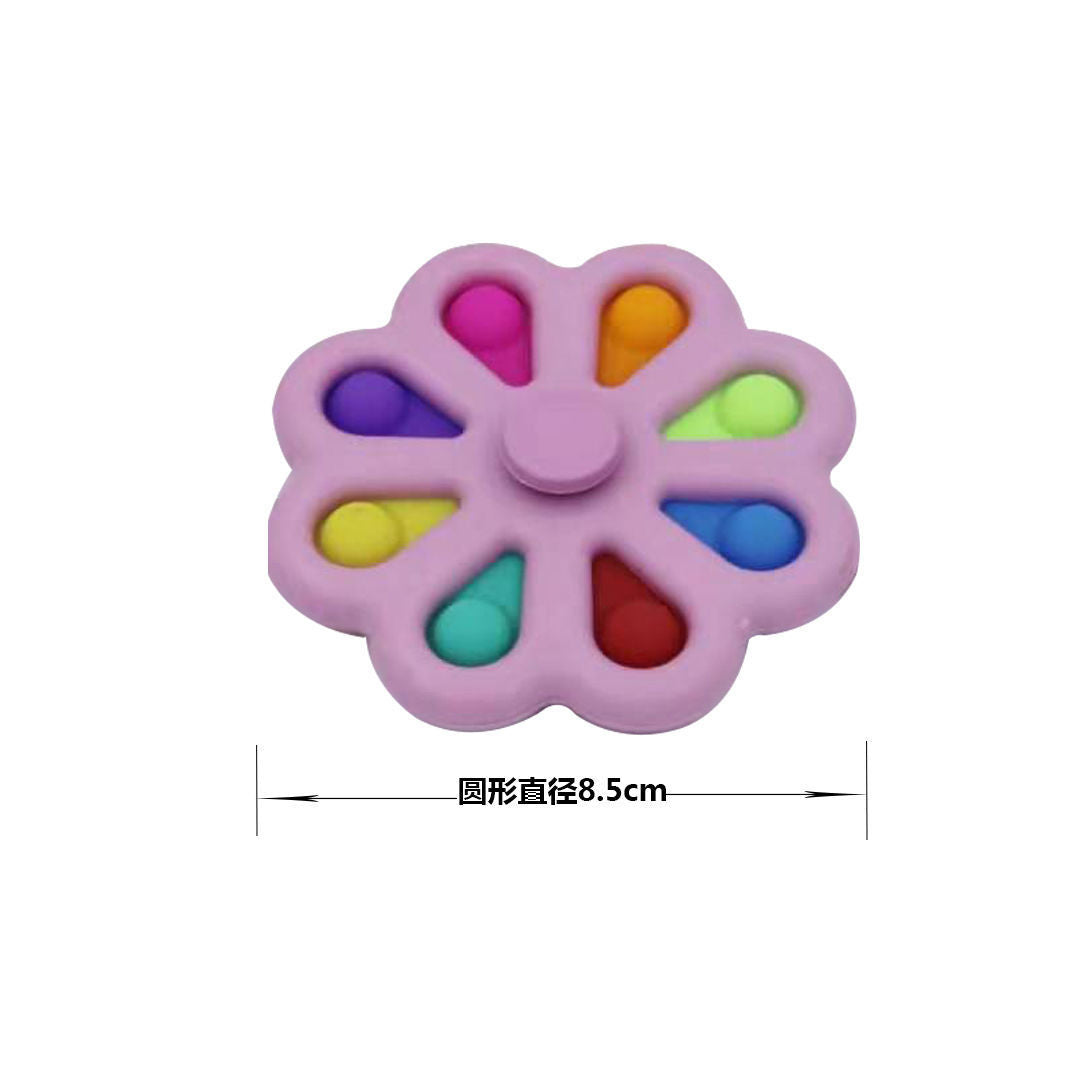 Flower Bubble Fidget Toy for Quiet Sensory Relief Anywhere