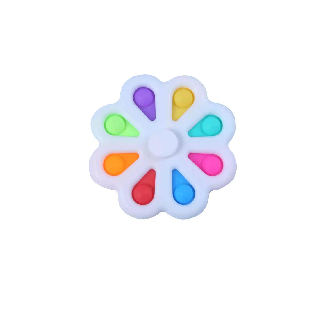 Flower Bubble Fidget Toy for Quiet Sensory Relief Anywhere