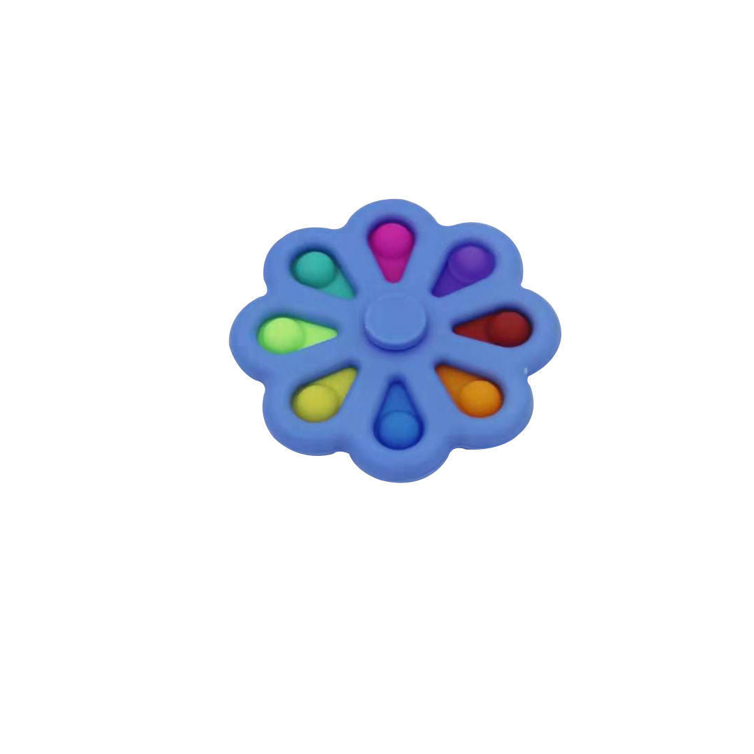 Flower Bubble Fidget Toy for Quiet Sensory Relief Anywhere