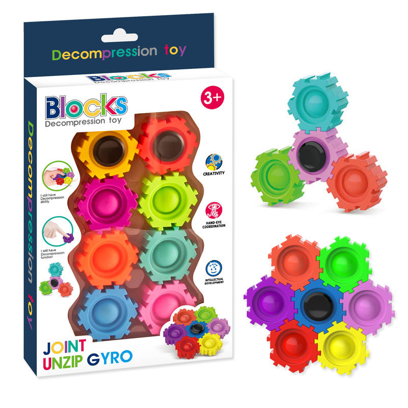 Building Block Fidget Toy for Screen-Free Creative Play