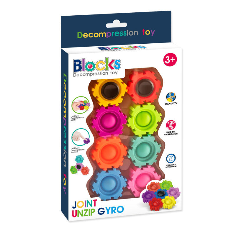 Building Block Fidget Toy for Screen-Free Creative Play