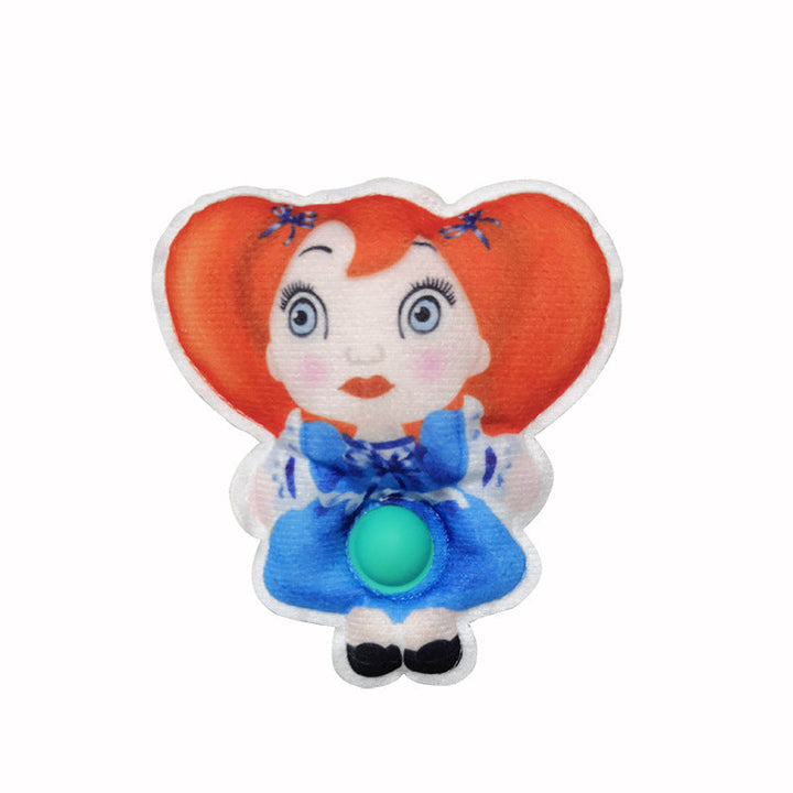 Plush Fidget Ornament Set for Tactile Stress Relief