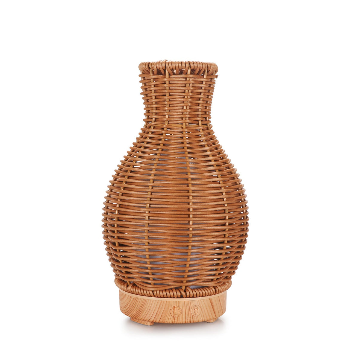 Rattan Vase Humidifier with Mood Light for Bedrooms