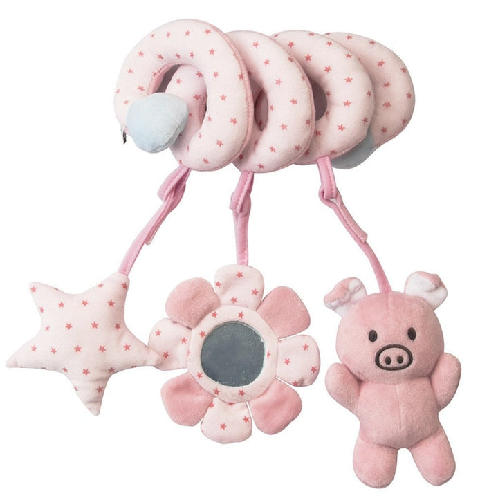 Baby Crib Toy Spiral Plush Sensory Stimulation Set