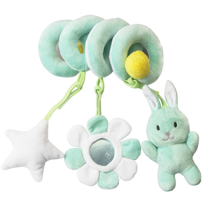 Baby Crib Toy Spiral Plush Sensory Stimulation Set