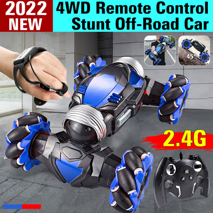 Remote Control Stunt Car With Gesture Control & Lights