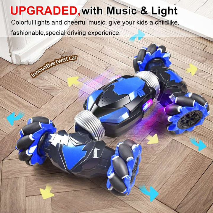 Remote Control Stunt Car With Gesture Control & Lights