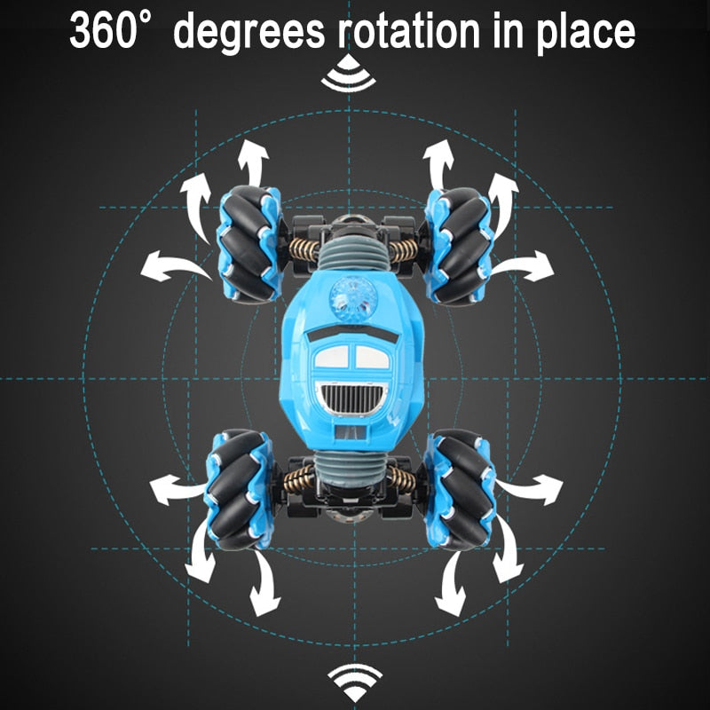 RC Stunt Car With 360° Rotation for Off-Road Stunt Play