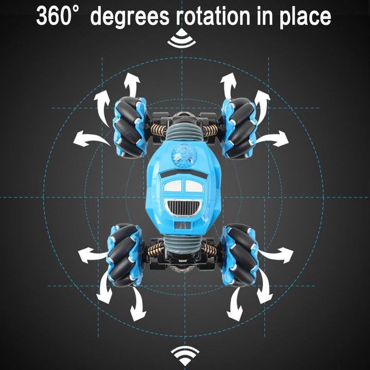 RC Stunt Car With 360° Rotation for Off-Road Stunt Play