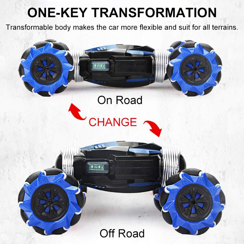 Remote Control Stunt Car With Gesture Control & Lights