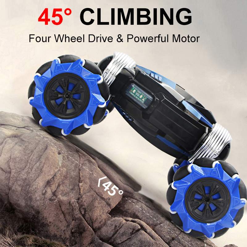 Remote Control Stunt Car With Gesture Control & Lights