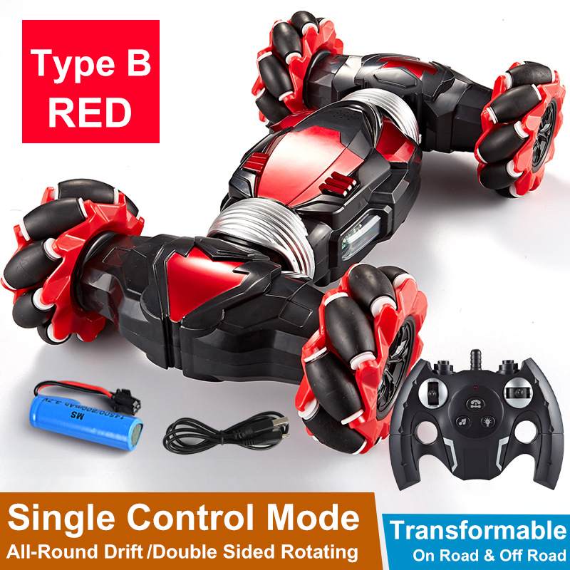 Remote Control Stunt Car With Gesture Control & Lights