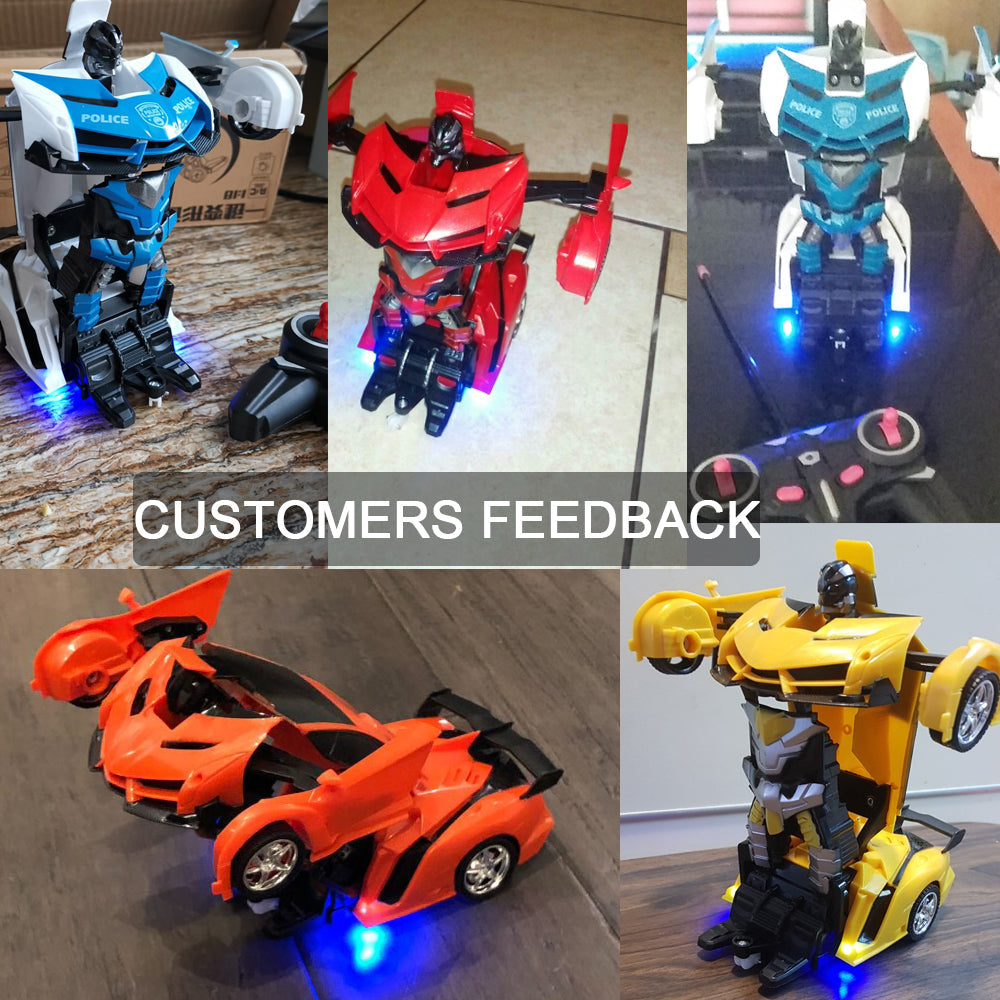 RC Transforming Car Robot Toy | Remote-Control Fun