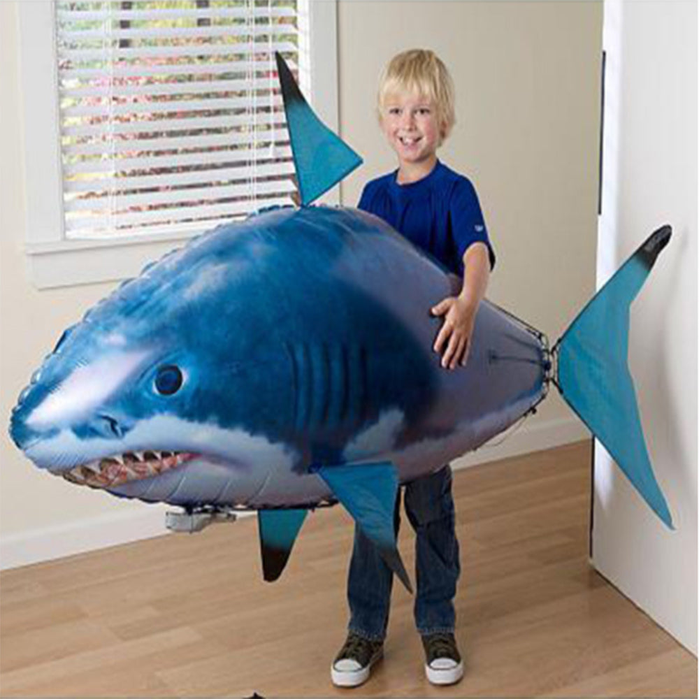 Remote-Controlled Flying Fish Toy for Indoor Family Fun