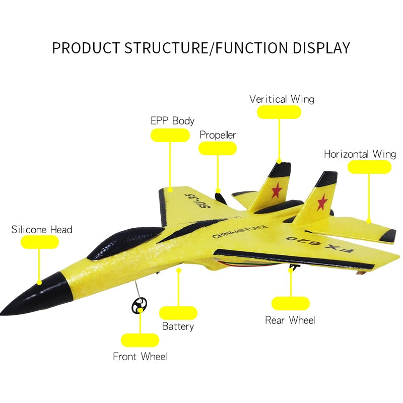 RC SU-35 Foam Aircraft for Easy Beginner Flying Fun