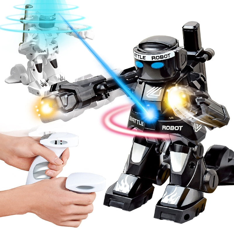 Remote-Controlled Battle Robot Toy With Lights & Sound
