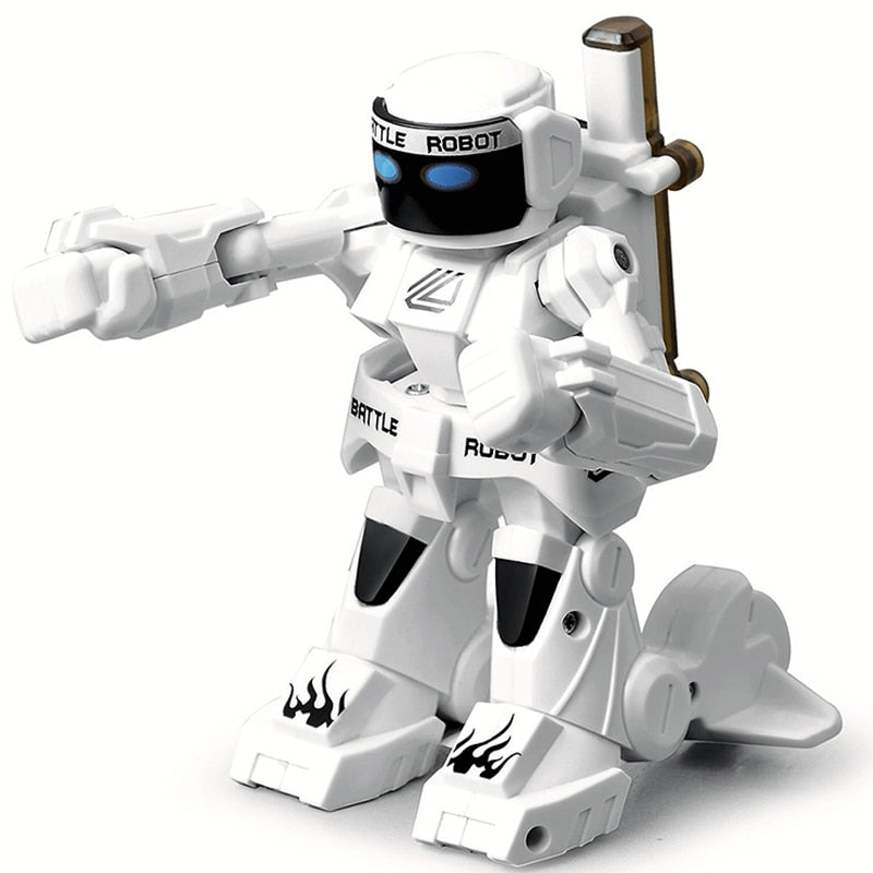 Remote-Controlled Battle Robot Toy With Lights & Sound