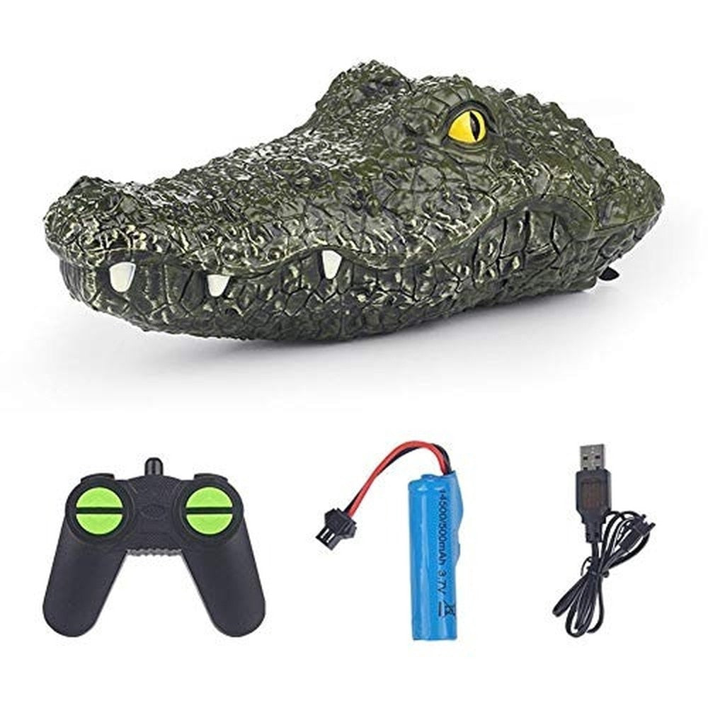 RC Crocodile Boat for Realistic Outdoor Water Play