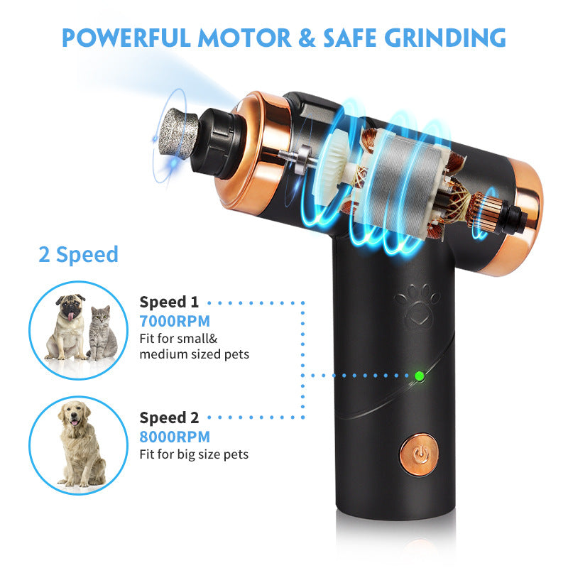 Rechargeable Pet Nail Grinder for Safer, Smoother Trims