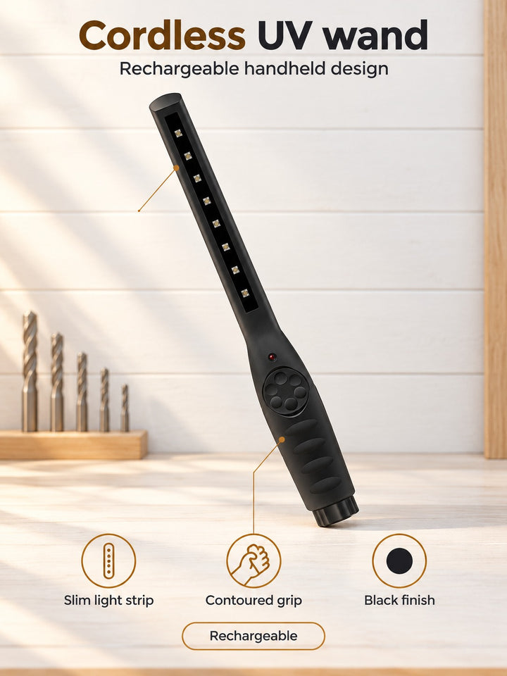 Rechargeable UV Sterilizer Wand: 20-Second Home Disinfection