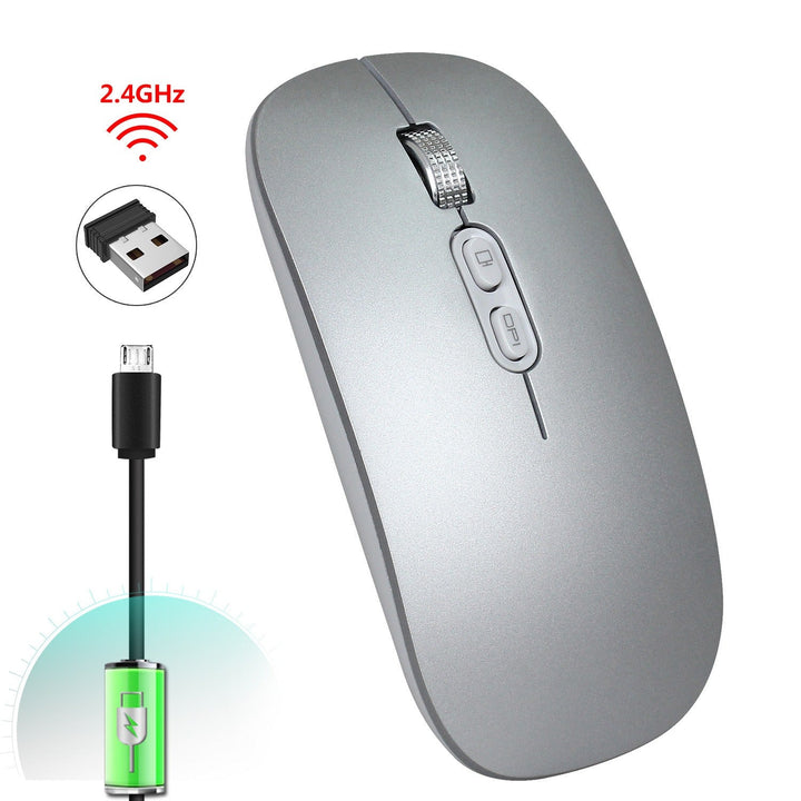 Rechargeable Wireless Mouse with 2.4GHz Desktop Return