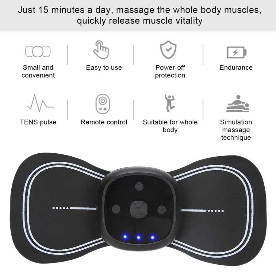 Cervical Neck Massager Pad, Wireless Tension Relief